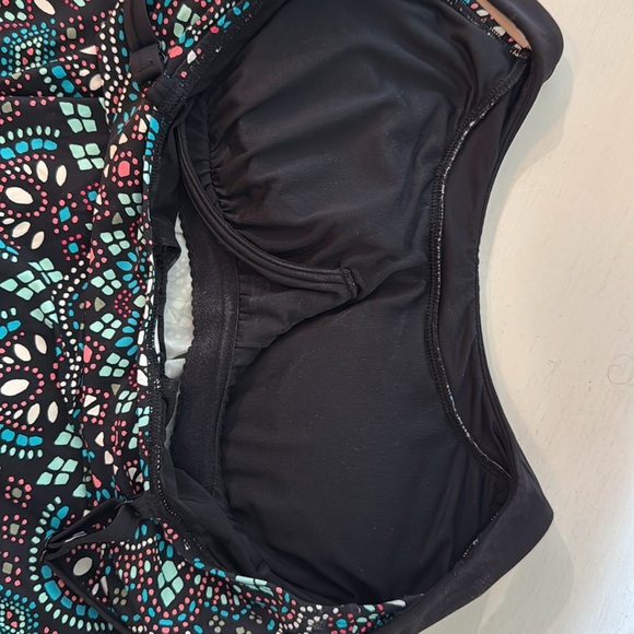 🔥🔥🔥 Coco Reef Ultra Fit Bra Sized Underwire Printed Tankini Top - 36D - Picture 4 of 5